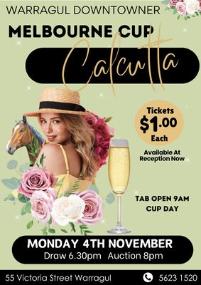 Melbourne Cup Calcutta Warragul Downtowner