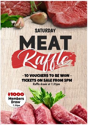 Meat Raffle Warragul Downtowner